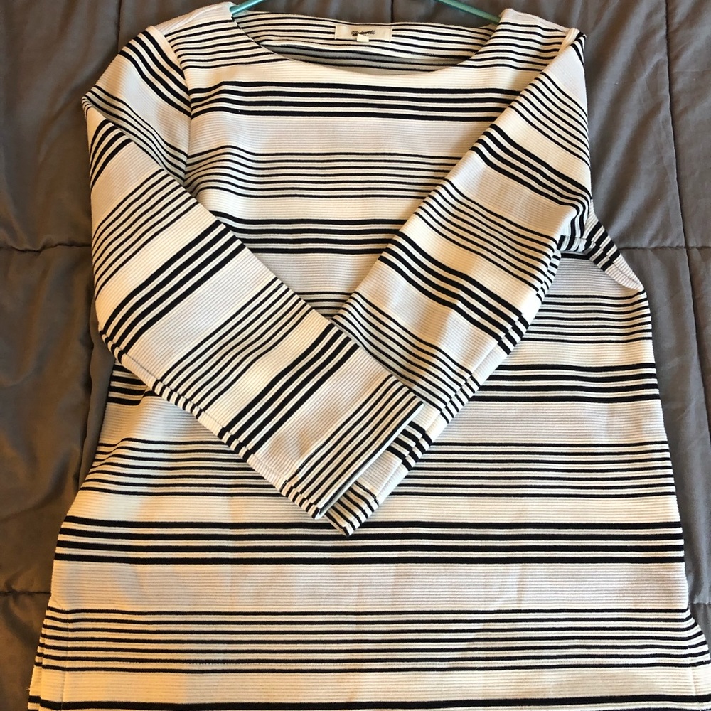 3/4 sleeve top from j crew Madewell.